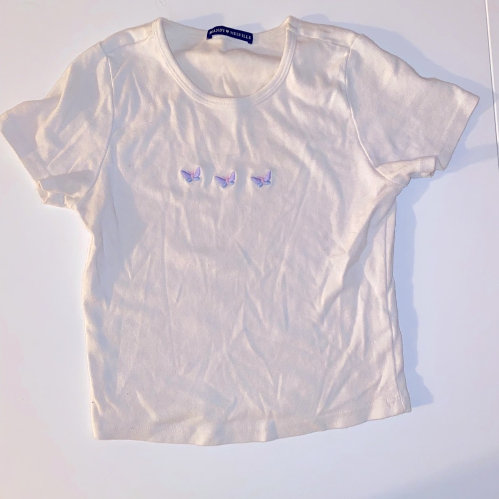 White brandy Melville tee shirt